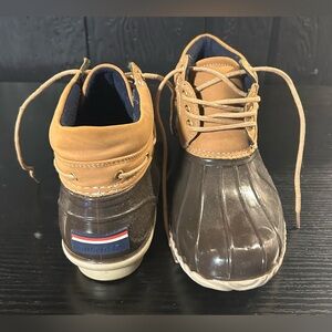 Tommy Hilfiger Leather Lace-Up Boots